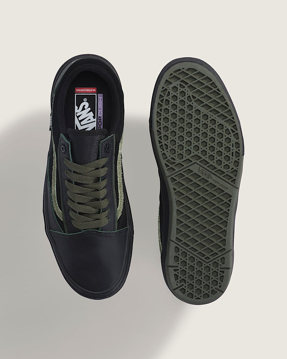 Vans Old Skool Skate Black Olive Green