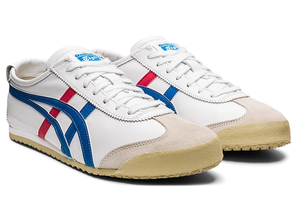 Onitsuka Tiger Mexico 66 Unisex Sneakers – White / Blue / Red