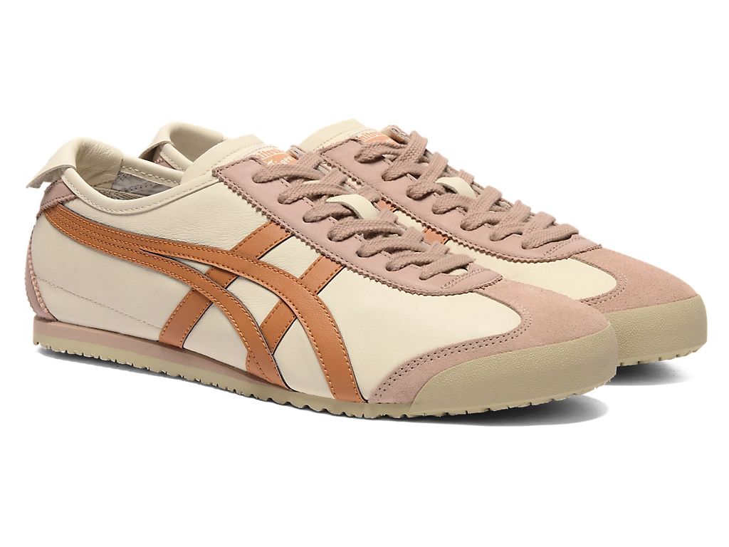Onitsuka Tiger Mexico 66 Unisex Sneakers – Cream / Terracotta