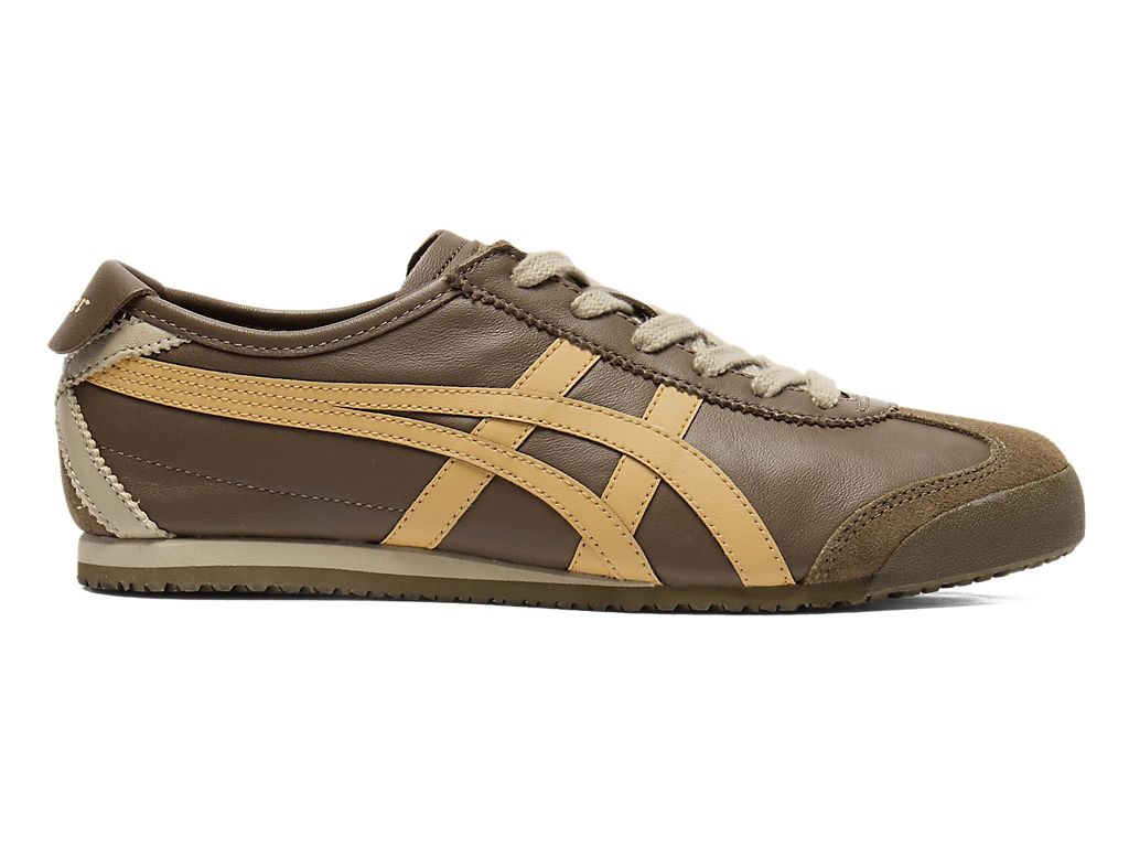 Onitsuka Tiger Mexico 66 Unisex Sneakers – Brown / Mustard Yellow