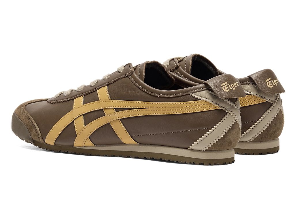 Onitsuka Tiger Mexico 66 Unisex Sneakers – Brown / Mustard Yellow
