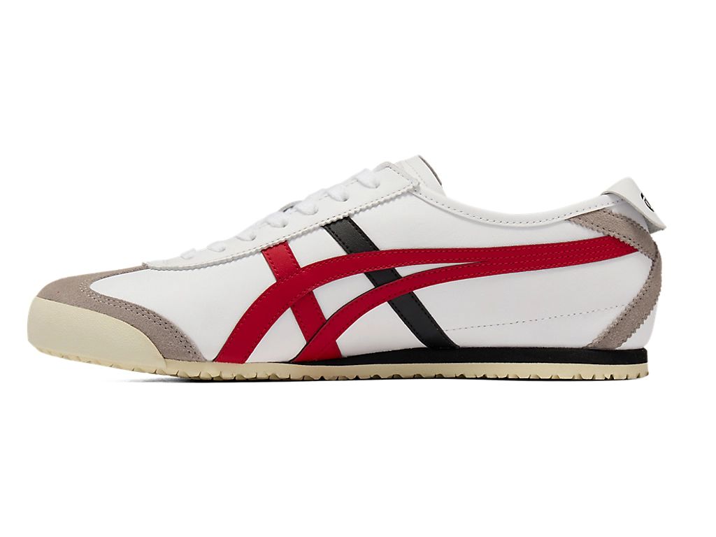 Onitsuka Tiger Mexico 66 Unisex Sneakers – White / Red / Black