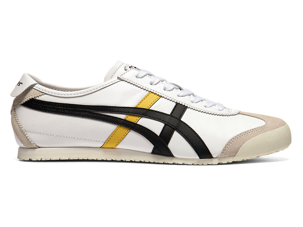 Onitsuka Tiger Mexico 66 Unisex Sneakers – White / Black / Yellow