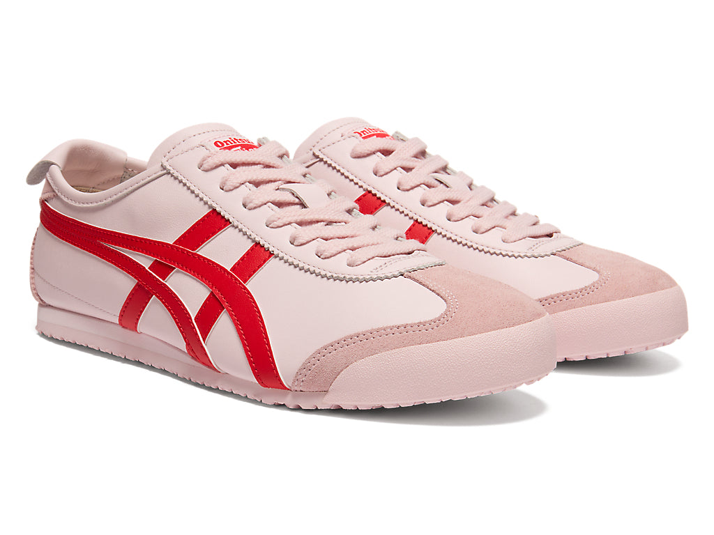Onitsuka Tiger Mexico 66 Unisex Sneakers – Light Pink / Red