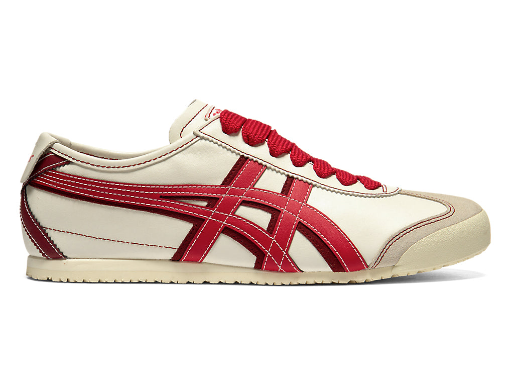 Onitsuka Tiger Mexico 66 Unisex Sneakers – Cream / Red