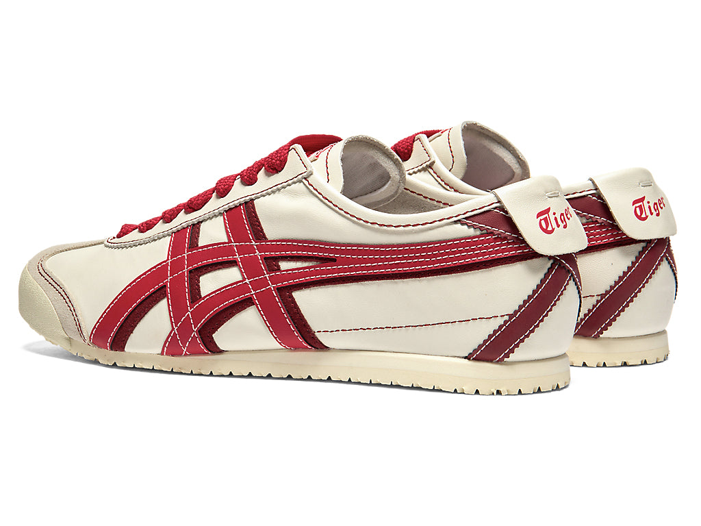 Onitsuka Tiger Mexico 66 Unisex Sneakers – Cream / Red