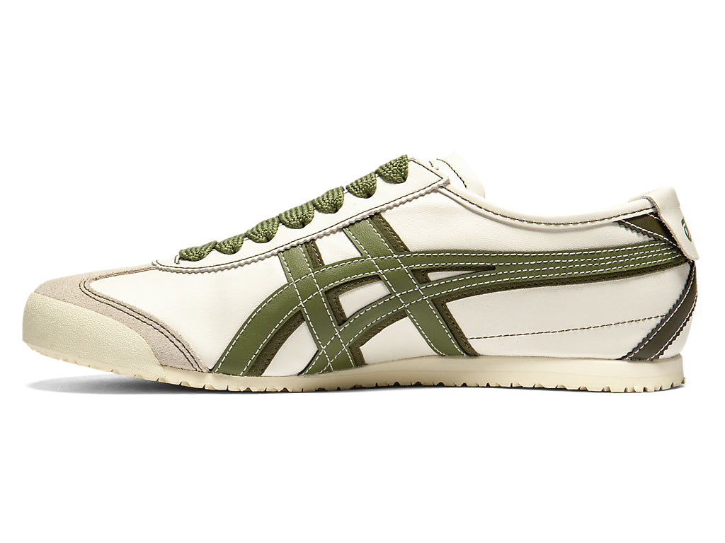 Onitsuka Tiger Mexico 66 Unisex Sneakers – Cream / Olive Green