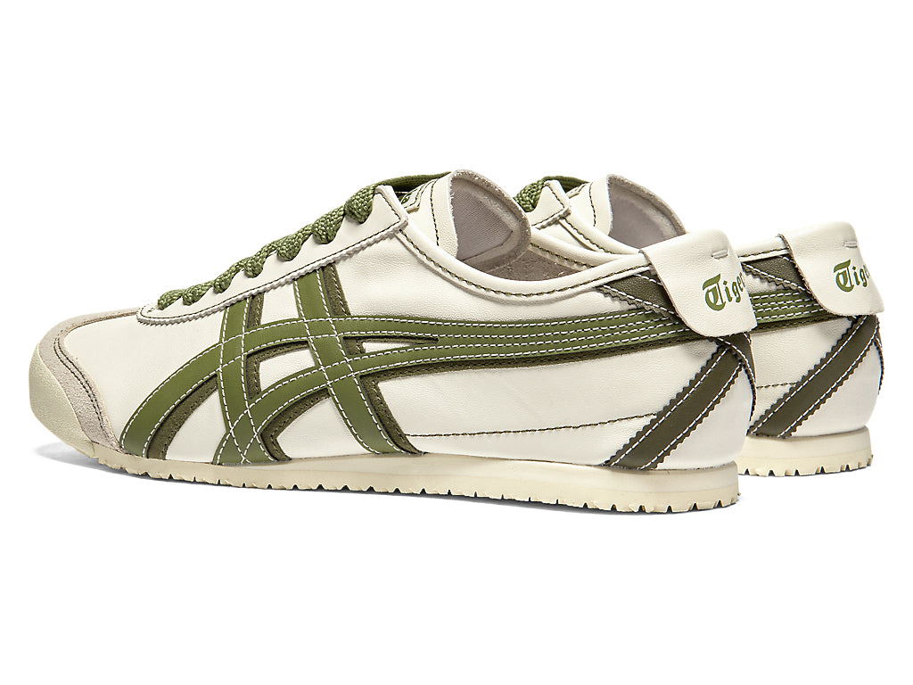 Onitsuka Tiger Mexico 66 Unisex Sneakers – Cream / Olive Green