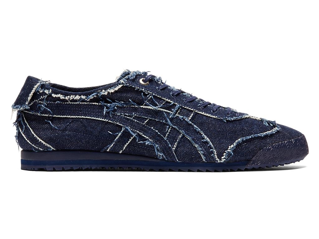 Onitsuka Tiger Mexico 66 Unisex Sneakers – Dark Blue Frayed Denim