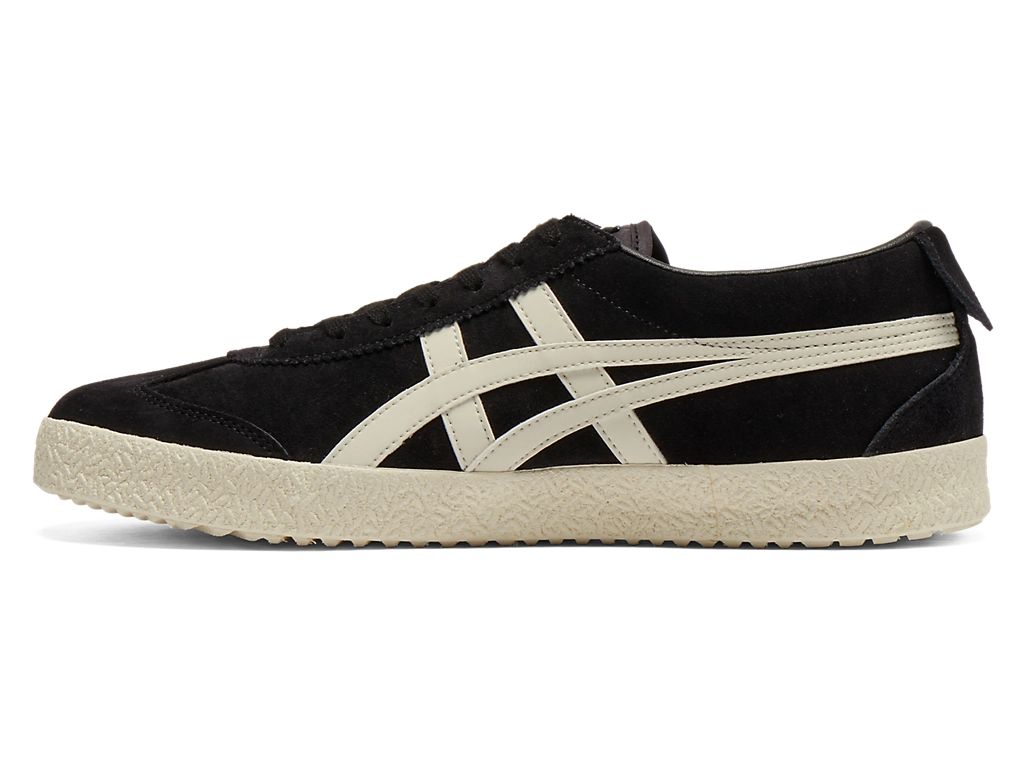 Onitsuka Tiger Mexico 66 Unisex Sneakers – Black Suede & Cream