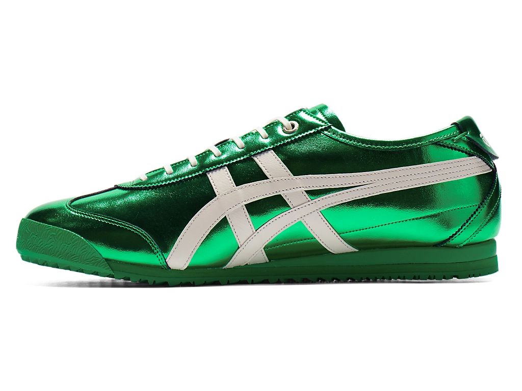 Onitsuka Tiger Mexico 66 Unisex Sneakers – Metallic Gold White Stripe