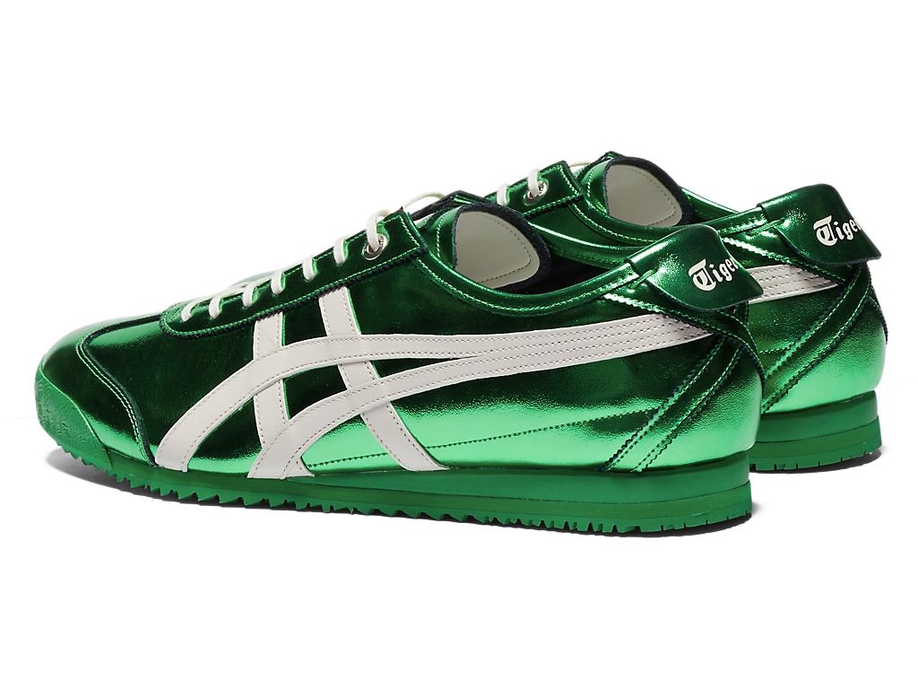Onitsuka Tiger Mexico 66 Unisex Sneakers – Metallic Gold White Stripe