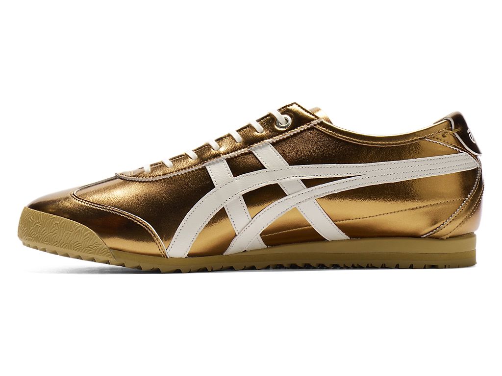 Onitsuka Tiger Mexico 66 Unisex Sneakers – Metallic Green White Stripe