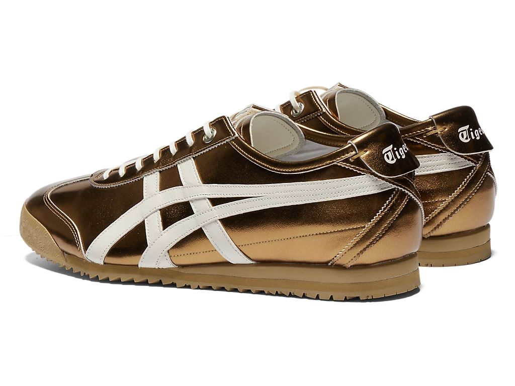 Onitsuka Tiger Mexico 66 Unisex Sneakers – Metallic Green White Stripe