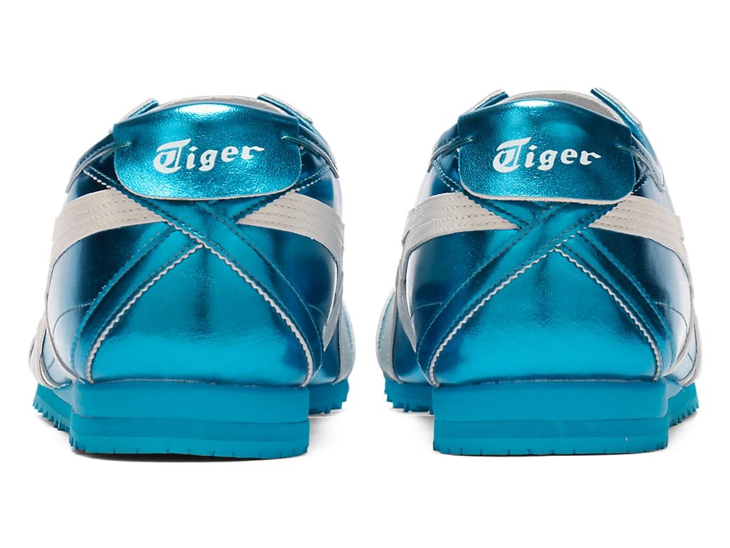 Onitsuka Tiger Mexico 66 Unisex Sneakers – Metallic Blue White Stripe