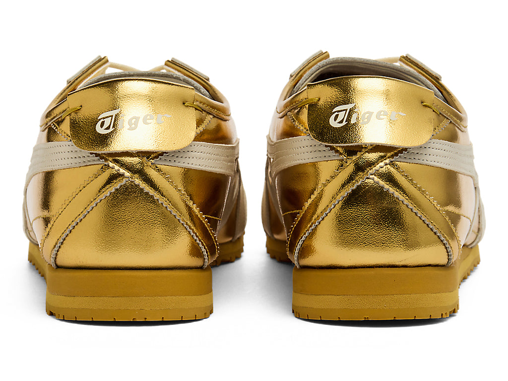 Onitsuka Tiger Mexico 66 Unisex Sneakers – Full Metallic Gold White Stripe