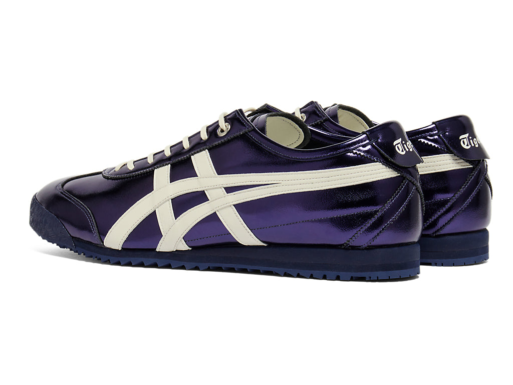 Onitsuka Tiger Mexico 66 Unisex Sneakers – Metallic Purple Off-White Stripe
