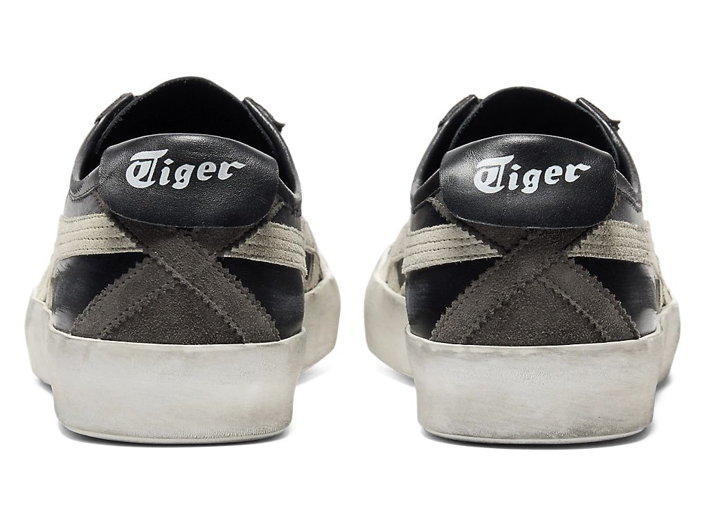 Onitsuka Tiger Mexico 66 Unisex Sneakers – Vintage Black Beige Stripe