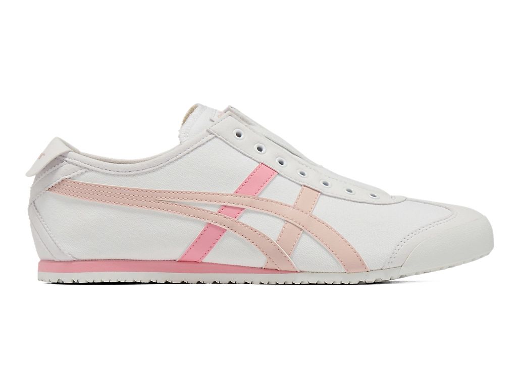 Onitsuka Tiger Mexico 66 Slip-On Unisex Sneakers – White Pink Stripe