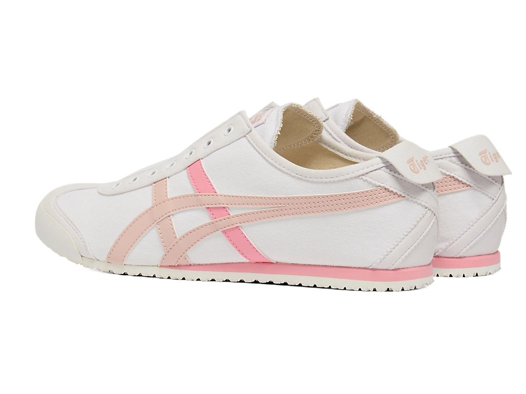 Onitsuka Tiger Mexico 66 Slip-On Unisex Sneakers – White Pink Stripe