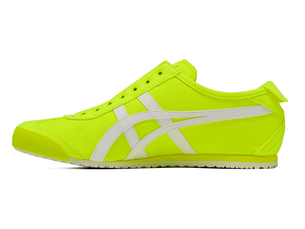 Onitsuka Tiger Mexico 66 Slip-On Unisex Sneakers – Neon Green White Stripe