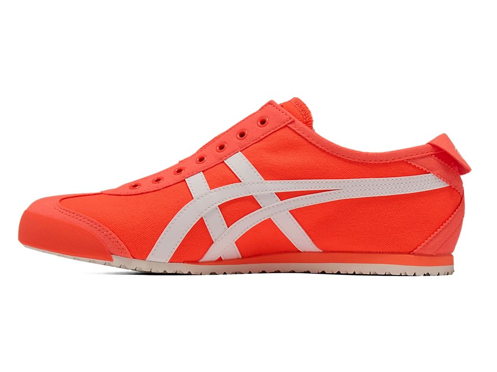 Onitsuka Tiger Mexico 66 Slip-On Unisex Sneakers – Orange White Stripe