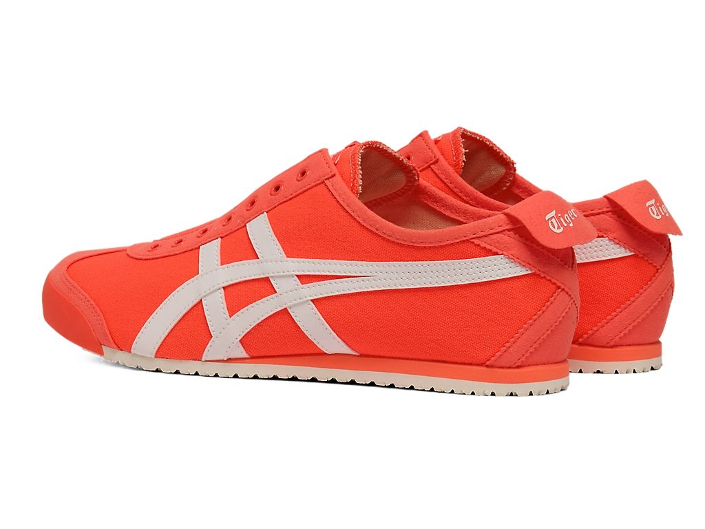 Onitsuka Tiger Mexico 66 Slip-On Unisex Sneakers – Orange White Stripe