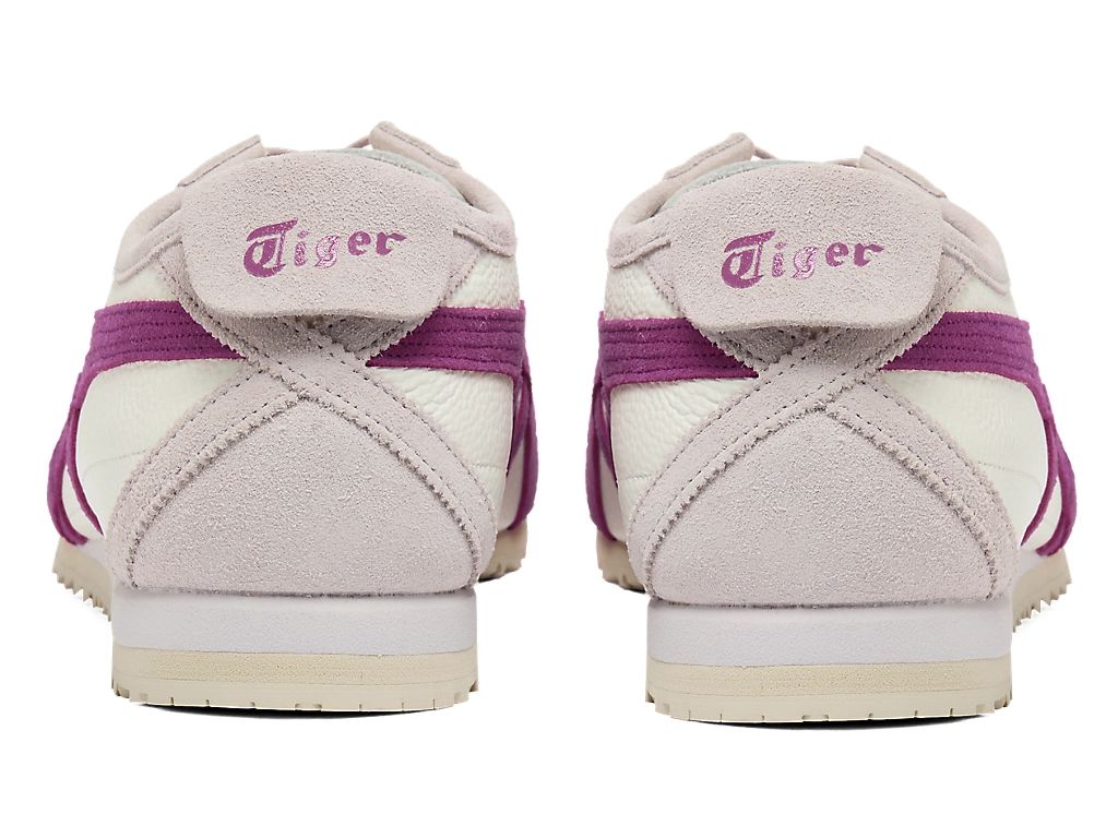 Onitsuka Tiger Mexico 66 Unisex Sneakers – Cream Light Gray Purple Stripe