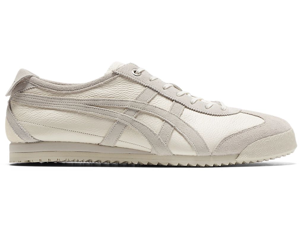 Onitsuka Tiger Mexico 66 Unisex Sneakers – Cream Light Gray Stripe
