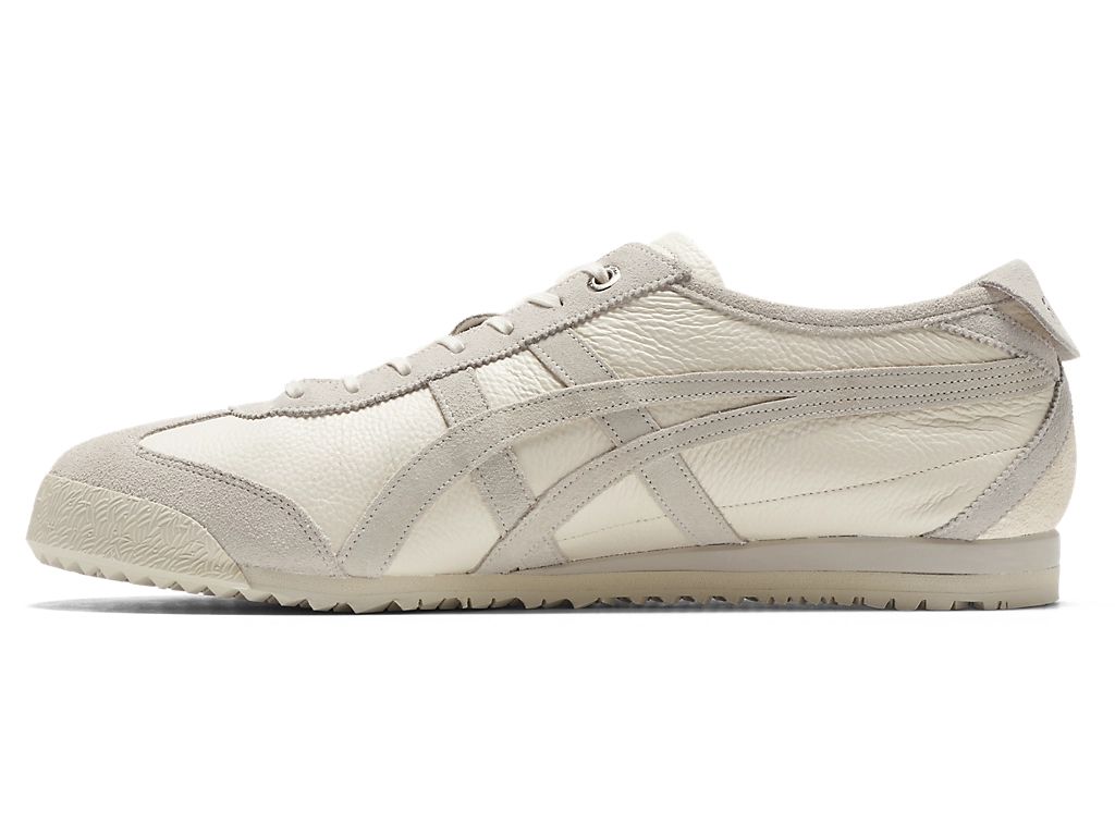 Onitsuka Tiger Mexico 66 Unisex Sneakers – Cream Light Gray Stripe