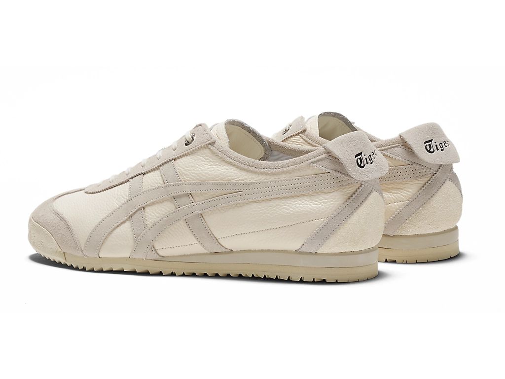 Onitsuka Tiger Mexico 66 Unisex Sneakers – Cream Light Gray Stripe