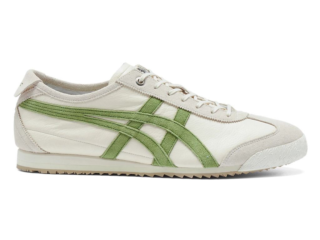 Onitsuka Tiger Mexico 66 Unisex Sneakers – Cream Green Stripe