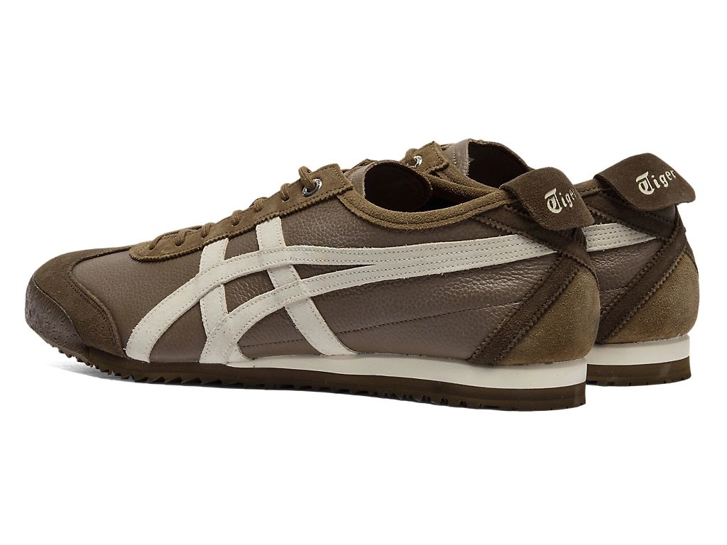 Onitsuka Tiger Mexico 66 Unisex Sneakers – Brown Off-White Stripe