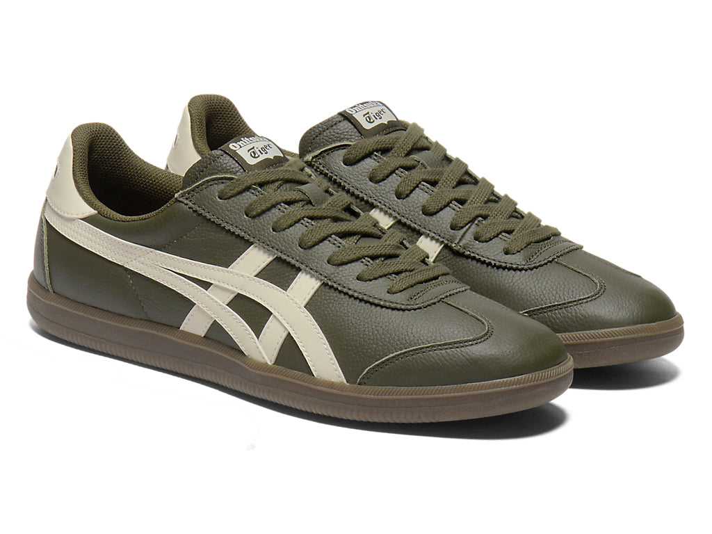 Onitsuka Tiger Tokuten Unisex Sneakers – Olive Green / Cream