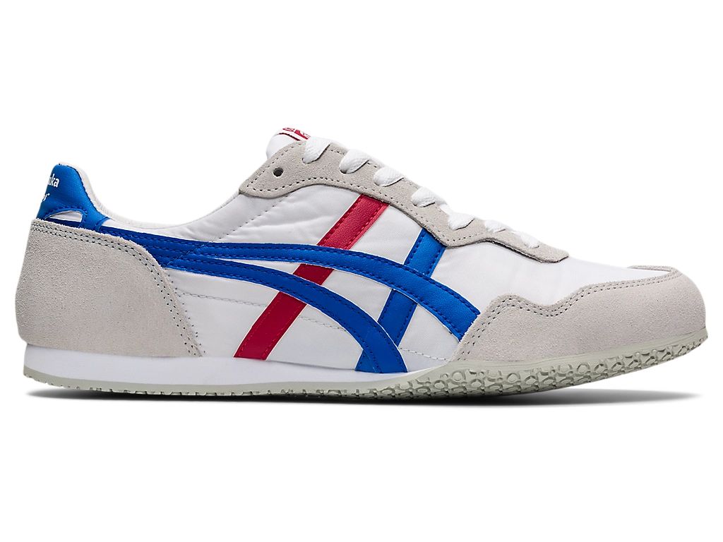 Onitsuka Tiger Serrano Unisex Sneakers – White / Blue / Red