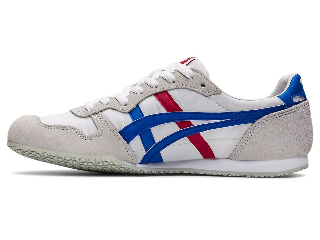 Onitsuka Tiger Serrano Unisex Sneakers – White / Blue / Red