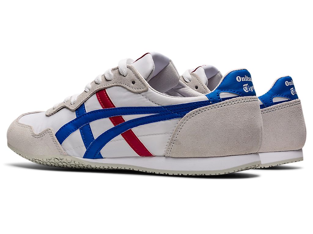 Onitsuka Tiger Serrano Unisex Sneakers – White / Blue / Red
