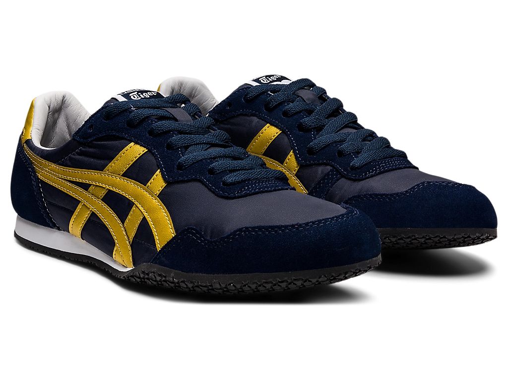 Onitsuka Tiger Serrano Unisex Sneakers – Navy / Gold