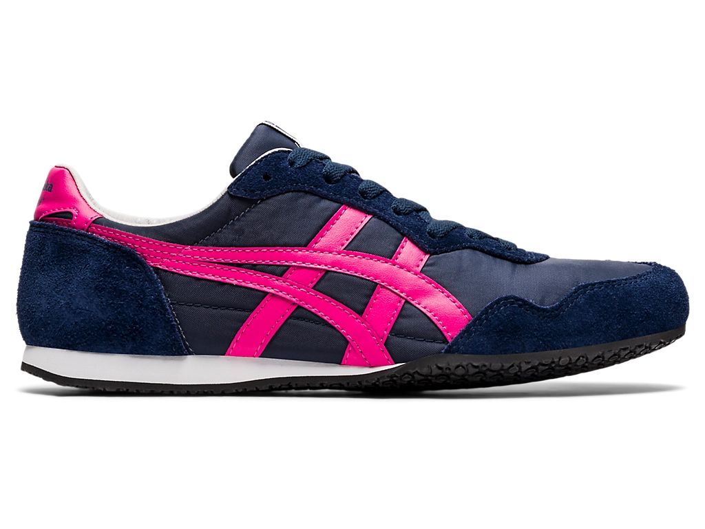 Onitsuka Tiger Serrano Unisex Sneakers – Navy / Hot Pink