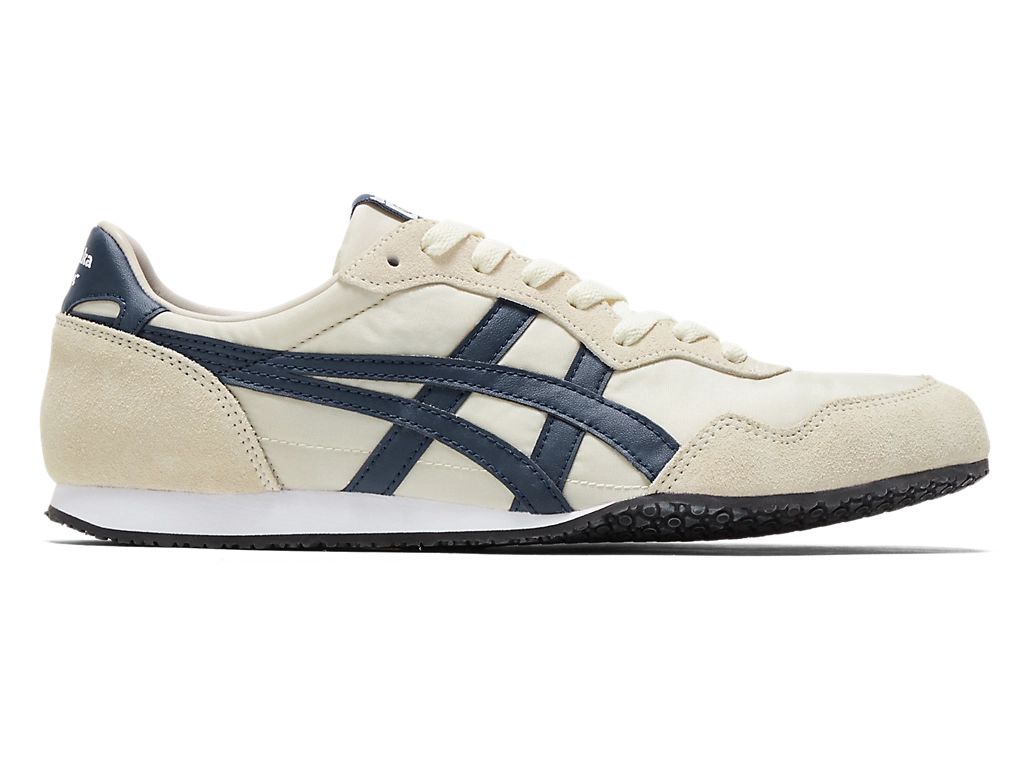 Onitsuka Tiger Serrano Unisex Sneakers – Cream / Navy