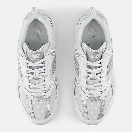 New Balance 530 White Polka Dot Unisex Sneakers