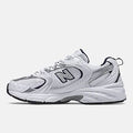 New Balance 530 White Silver Navy Unisex Sneakers