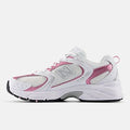 New Balance 530 White Metallic Pink Unisex Sneakers
