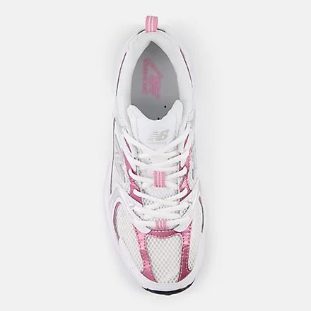 New Balance 530 White Metallic Pink Unisex Sneakers