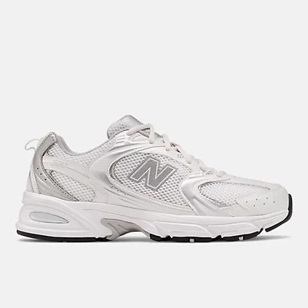 New Balance 530 White Silver Unisex Sneakers