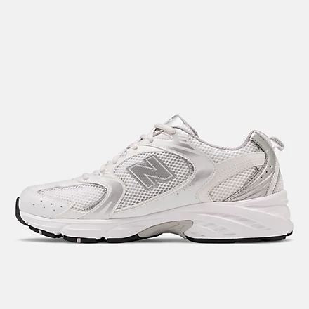 New Balance 530 White Silver Unisex Sneakers