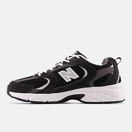 New Balance 530 Black Silver Unisex Sneakers