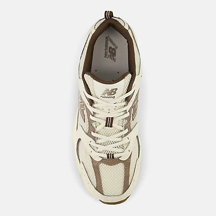 New Balance 530 Cream Brown Unisex Sneakers