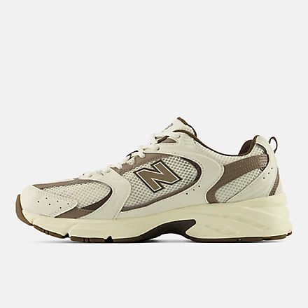 New Balance 530 Cream Brown Unisex Sneakers