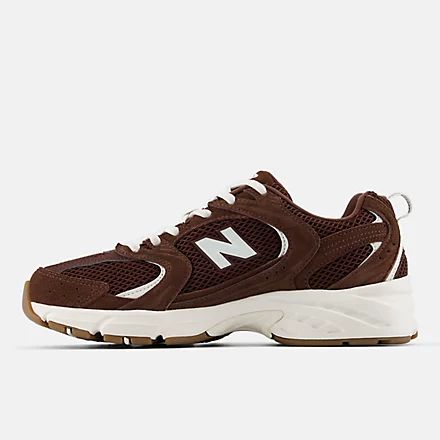 New Balance 530 Dark Brown White Unisex Sneakers